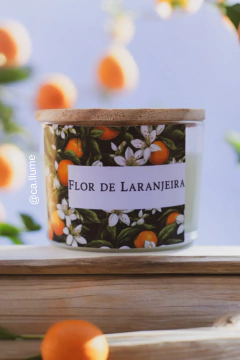 VELA PERFUMADA 120G - FLOR DE LARANJEIRA