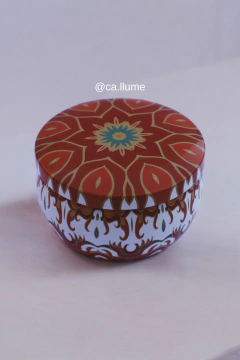 Imagem do VELA PERFUMADA LATA MANDALA - 70G - ESPECIARIAS PICANTES