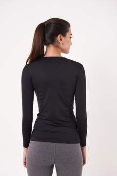 Remera térmica deportiva mangas larga Vlack