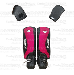 Equipo para arquero de hockey sobre césped con kickers, legguards y guantes Raccoon