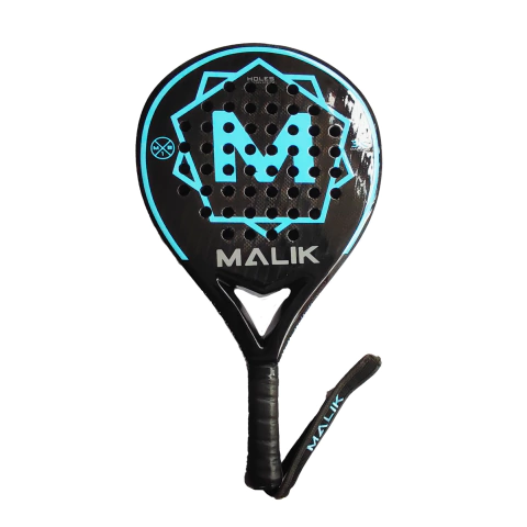 Paleta de pádel con composición de 100% de carbono