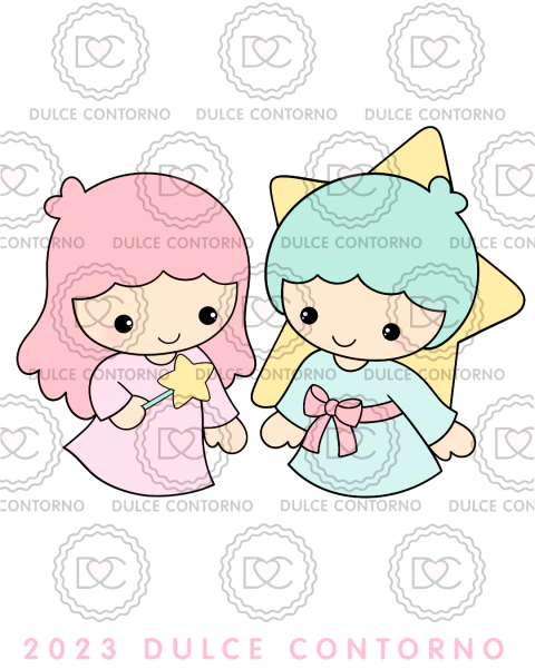 SET Little twin stars estrella espalda 2023