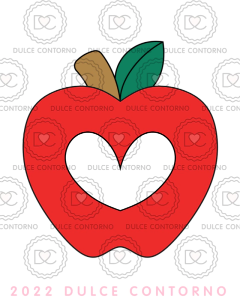 STL - Manzana hueco corazón 2022