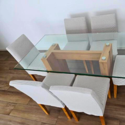 FUNDA DE SILLA RAYADA