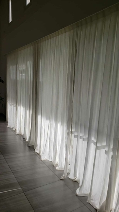 CORTINAS GASA ARRUGADA DE ALGODÓN - comprar online