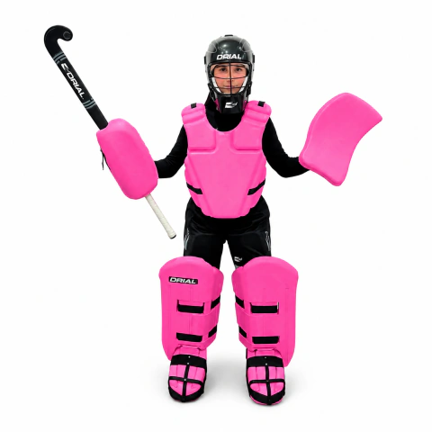 Kit completo de Arquero Junior Fucsia