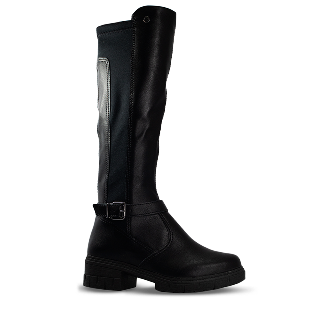 Bota Pink Cats Cano Alto Napa Berteli Menina
