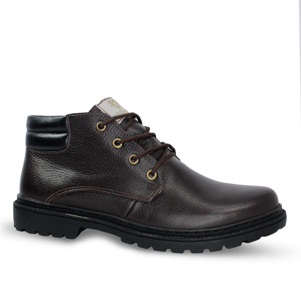 Bota Coturno Vudalfor Forrado Couro Lã Masculino