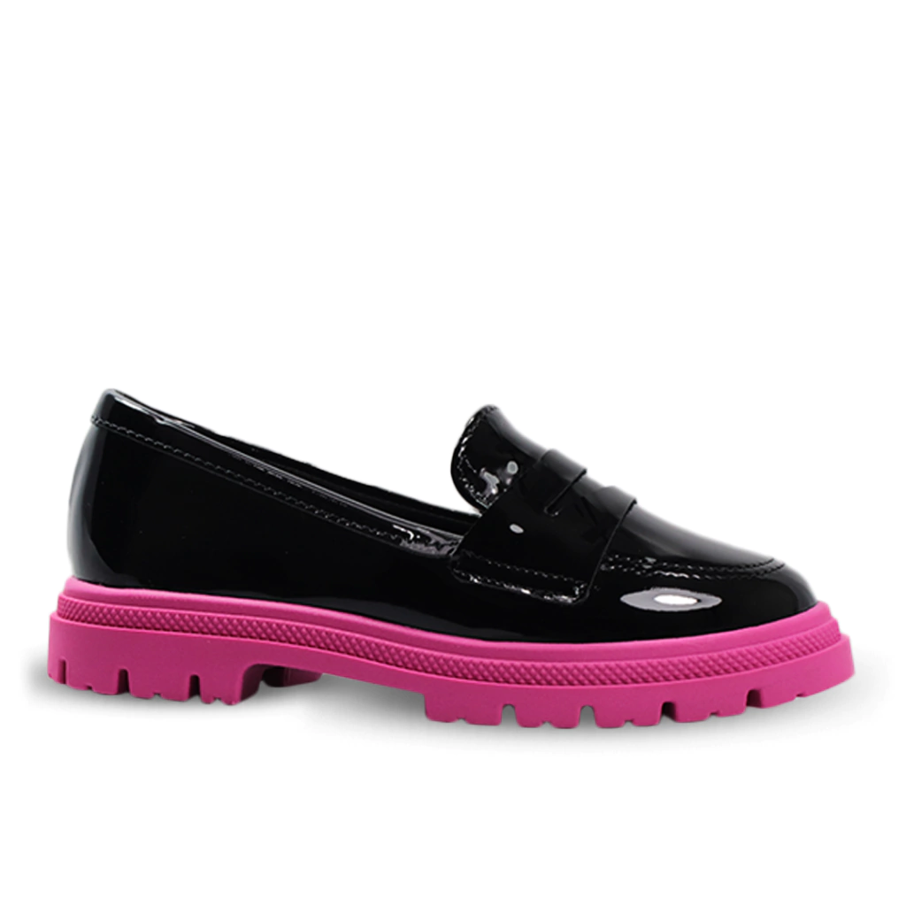 Sapato Molekinha Mocassim Verniz Premium Menina