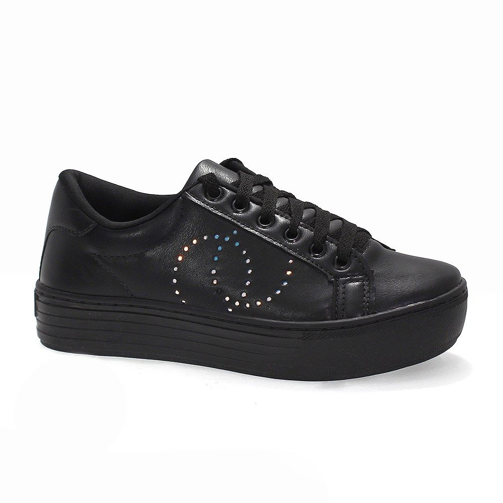 Tênis Record Peluche Flatform