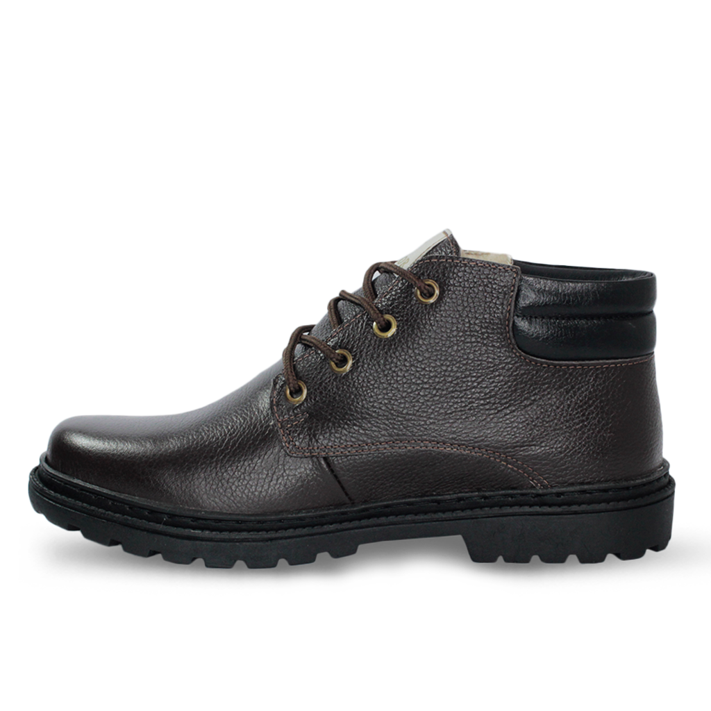 Bota Coturno Vudalfor Forrado Couro Lã Masculino - comprar online