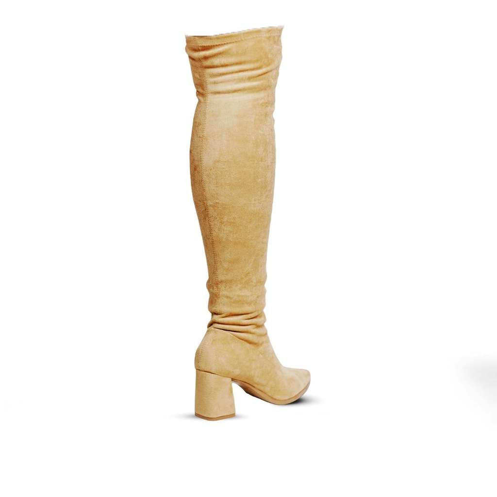 Bota Vivaice Camurça Stretch Cano Longo Feminina na internet