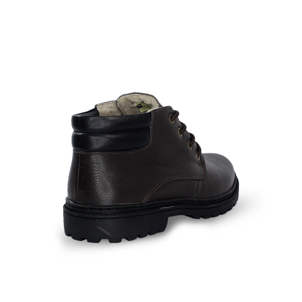 Bota Coturno Vudalfor Forrado Couro Lã Masculino -  Marsol Calçados 