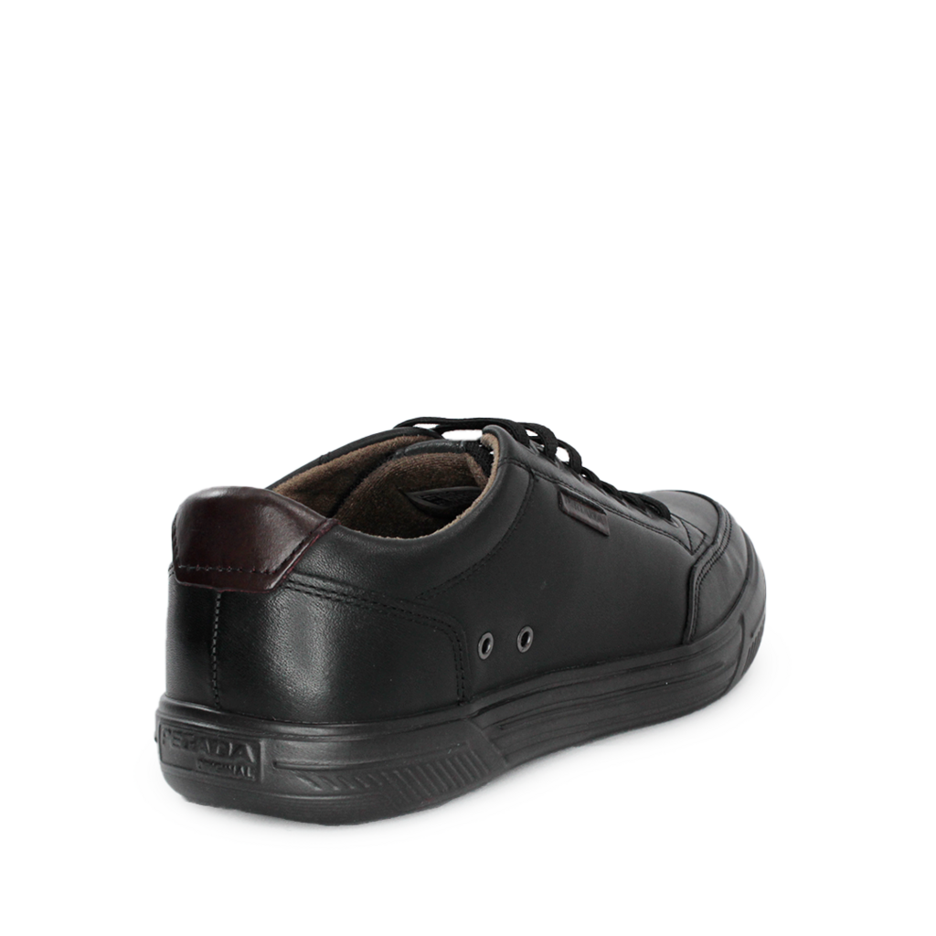 Sapatênis Pegada Levitech Couro Masculino Preto -  Marsol Calçados 