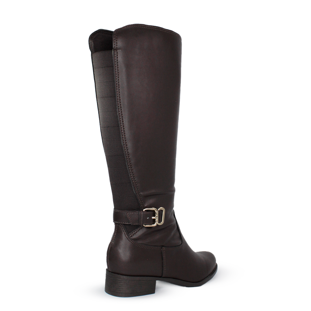 Bota Via Uno Montaria Cano Alto Feminina -  Marsol Calçados 