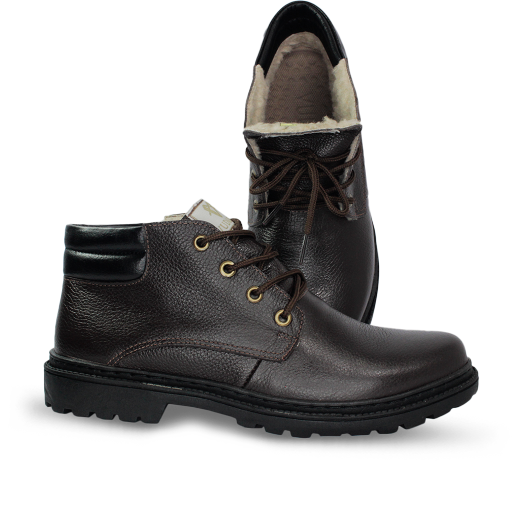 Bota Coturno Vudalfor Forrado Couro Lã Masculino - loja online