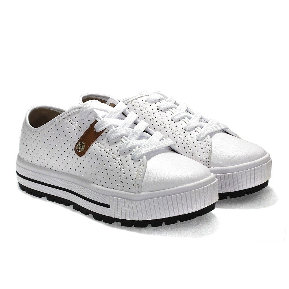 Tênis Moleca Casual Flatform Feminino -  Marsol Calçados 