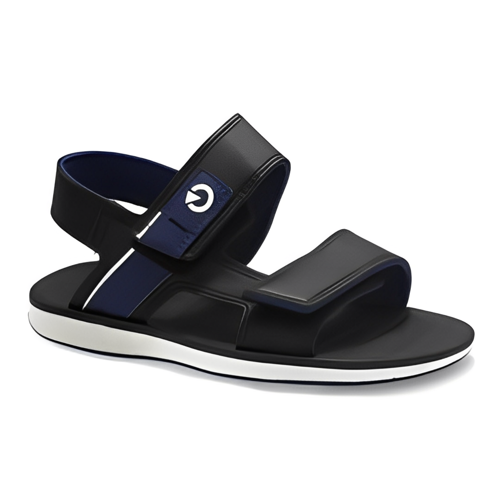 Sandália Cartago Malaga Masculino Preto e Azul