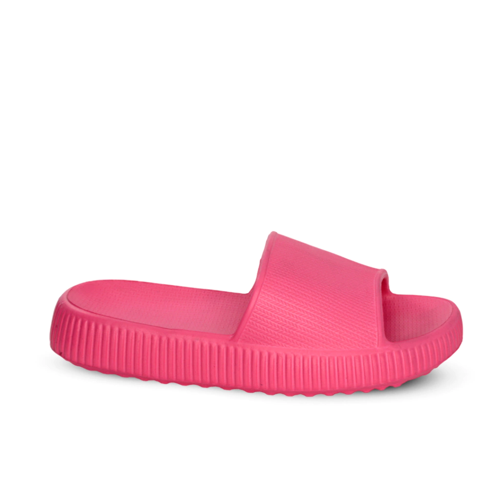 Chinelo Scaleno Slide Em Eva Feminino Pink