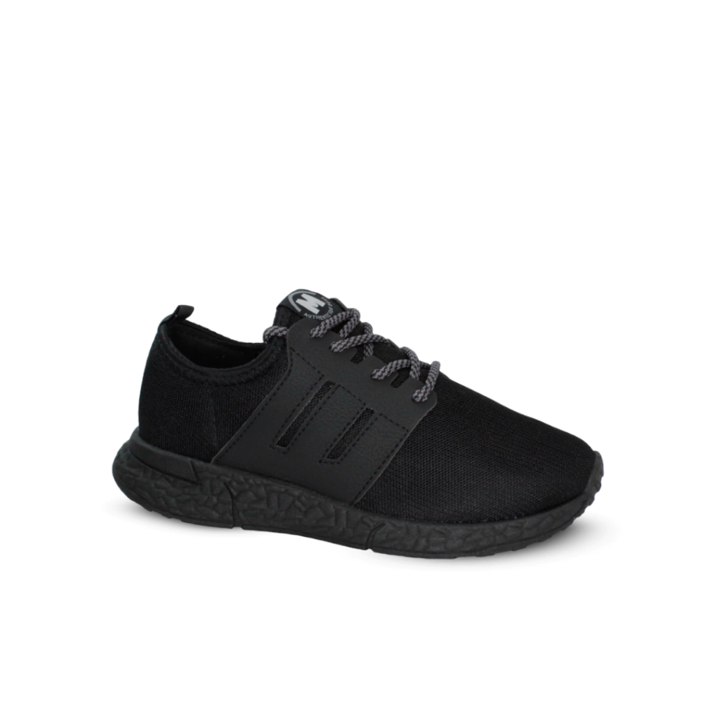 Tênis Molekinho Casual Nylon Flat Menino Preto