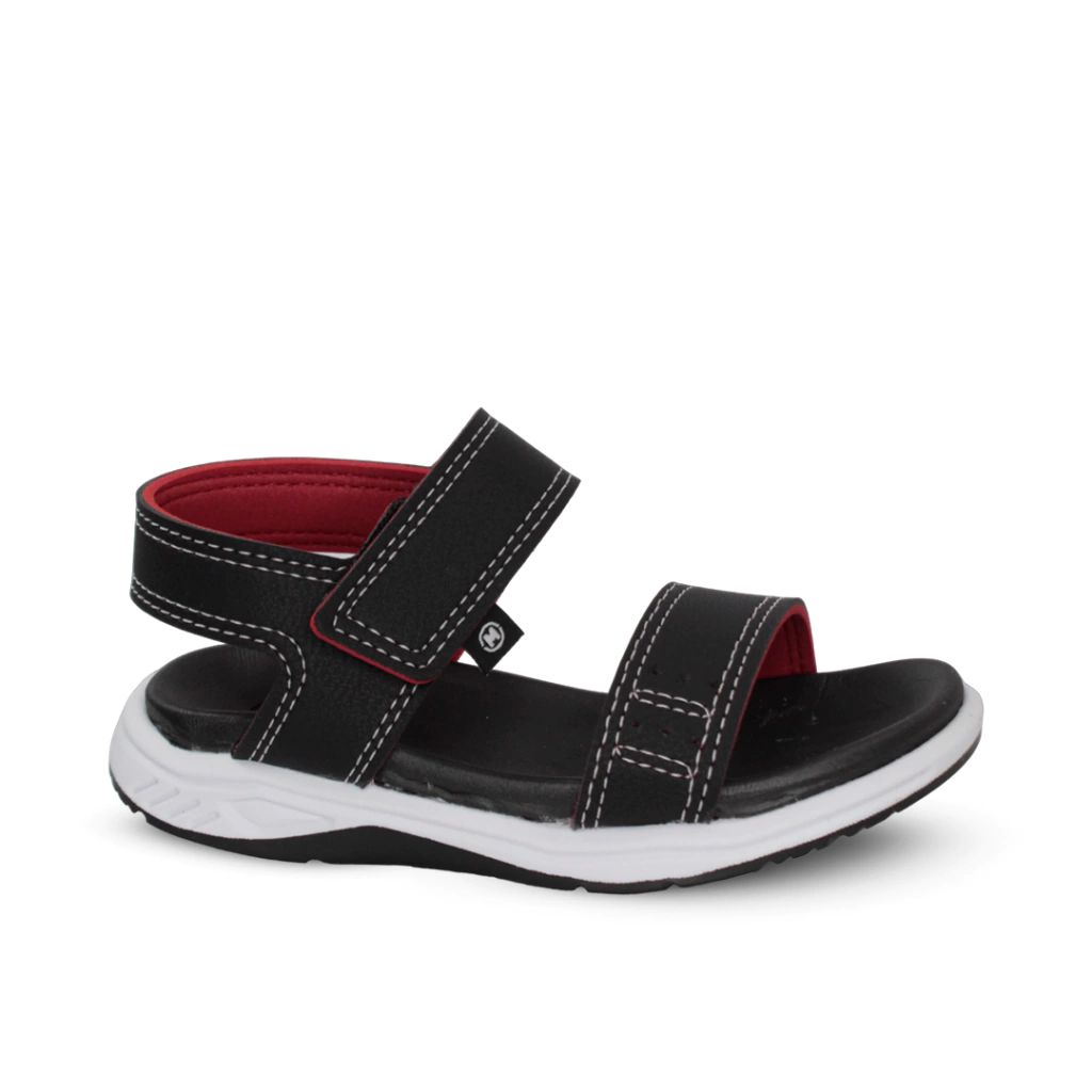 Sandália Molekinho Baby Napa Floater Menino Preto