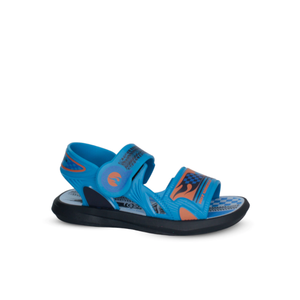 Sandália Hotwheels Cup Menino Mais Brinde Azul