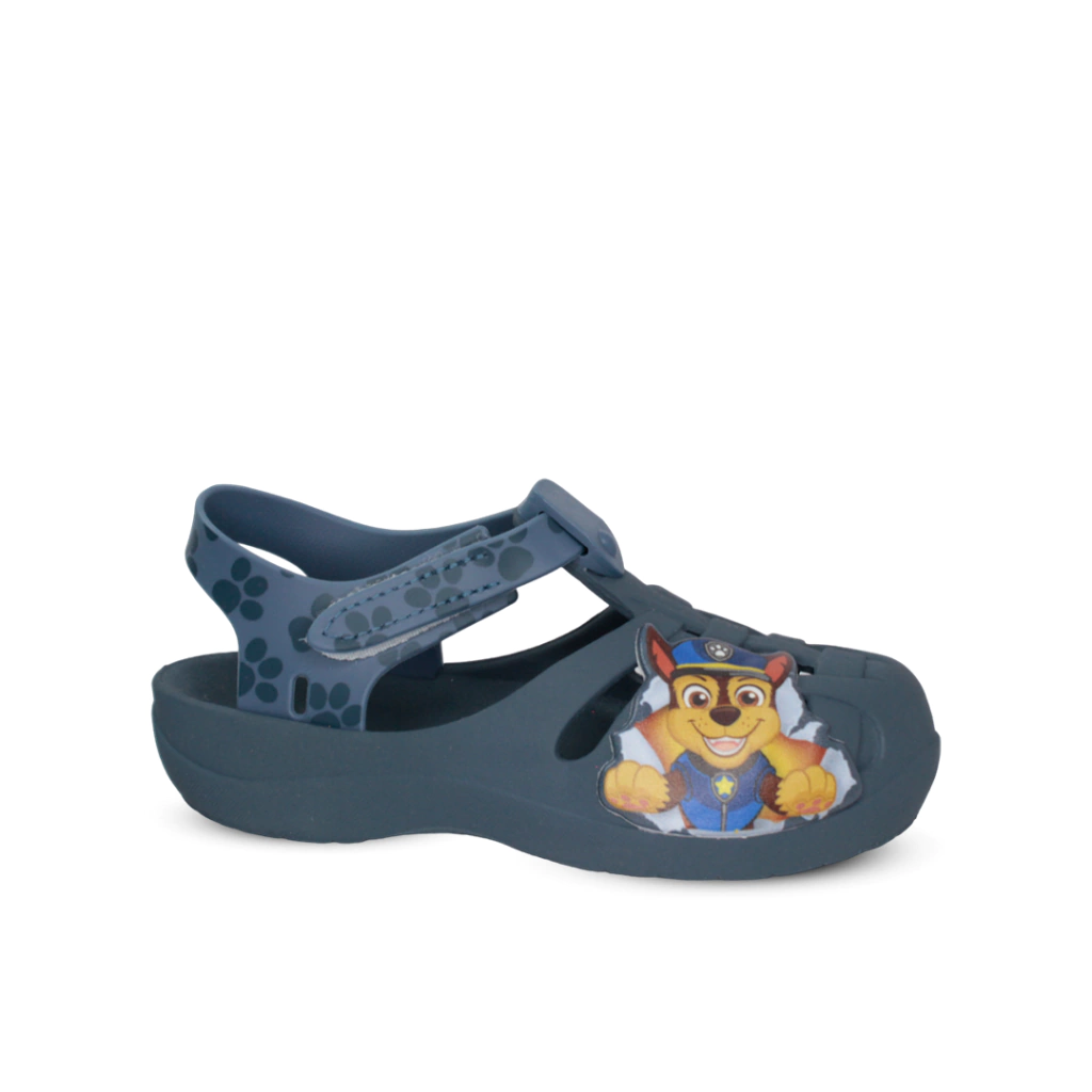Sandália Babuche Patrulha Canina Baby Menino Azul