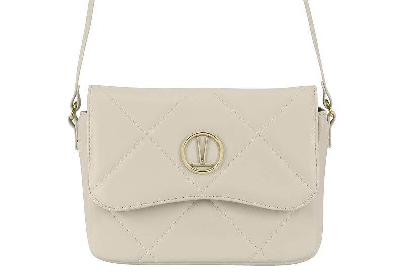 Bolsa Vizzano Tiracolo Napa Soft Strech Branco Off