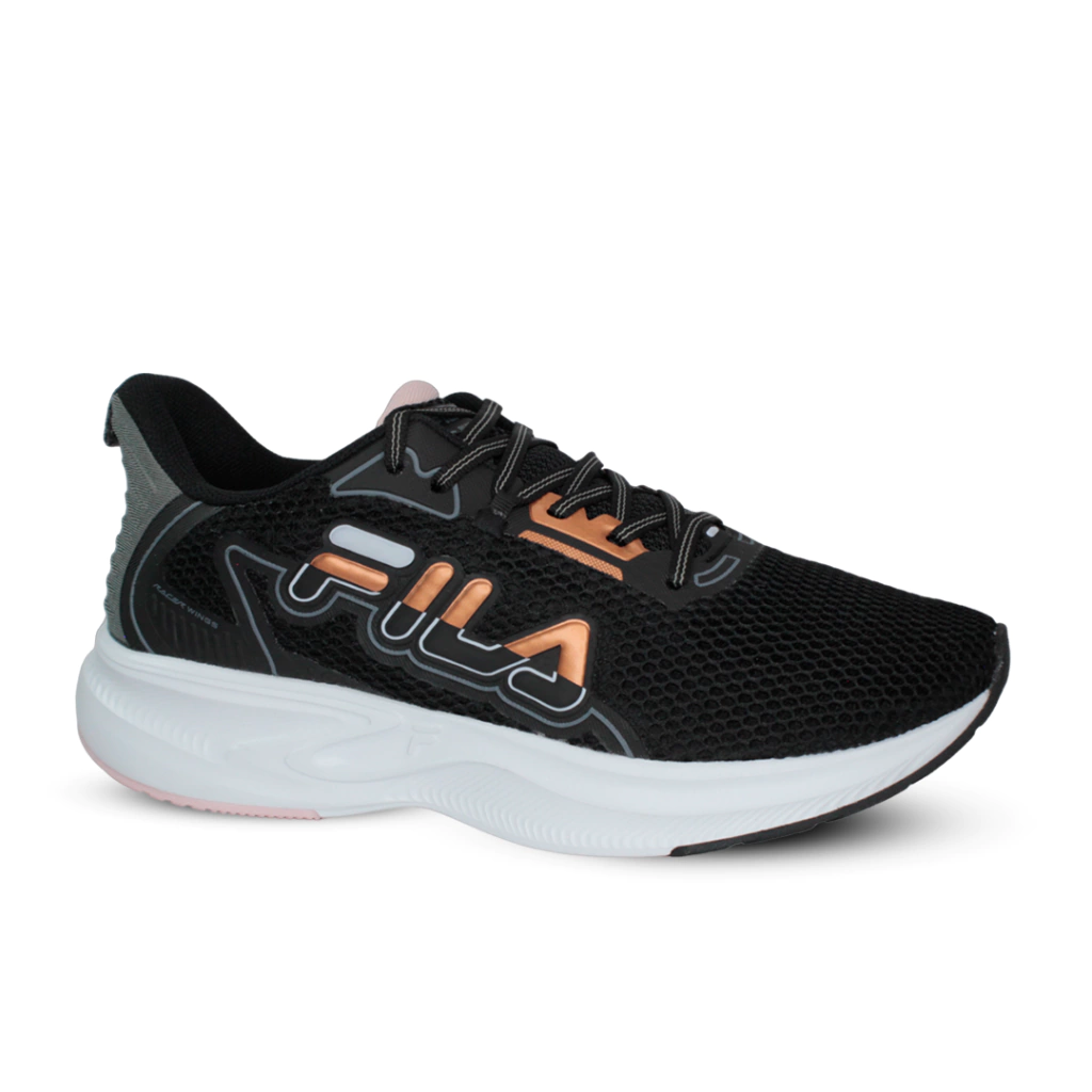 Tênis Fila Racer Wings Tecido E Sola Eva Feminino Preto