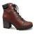 Bota Coturno Dakota Harlyn Couro Feminina