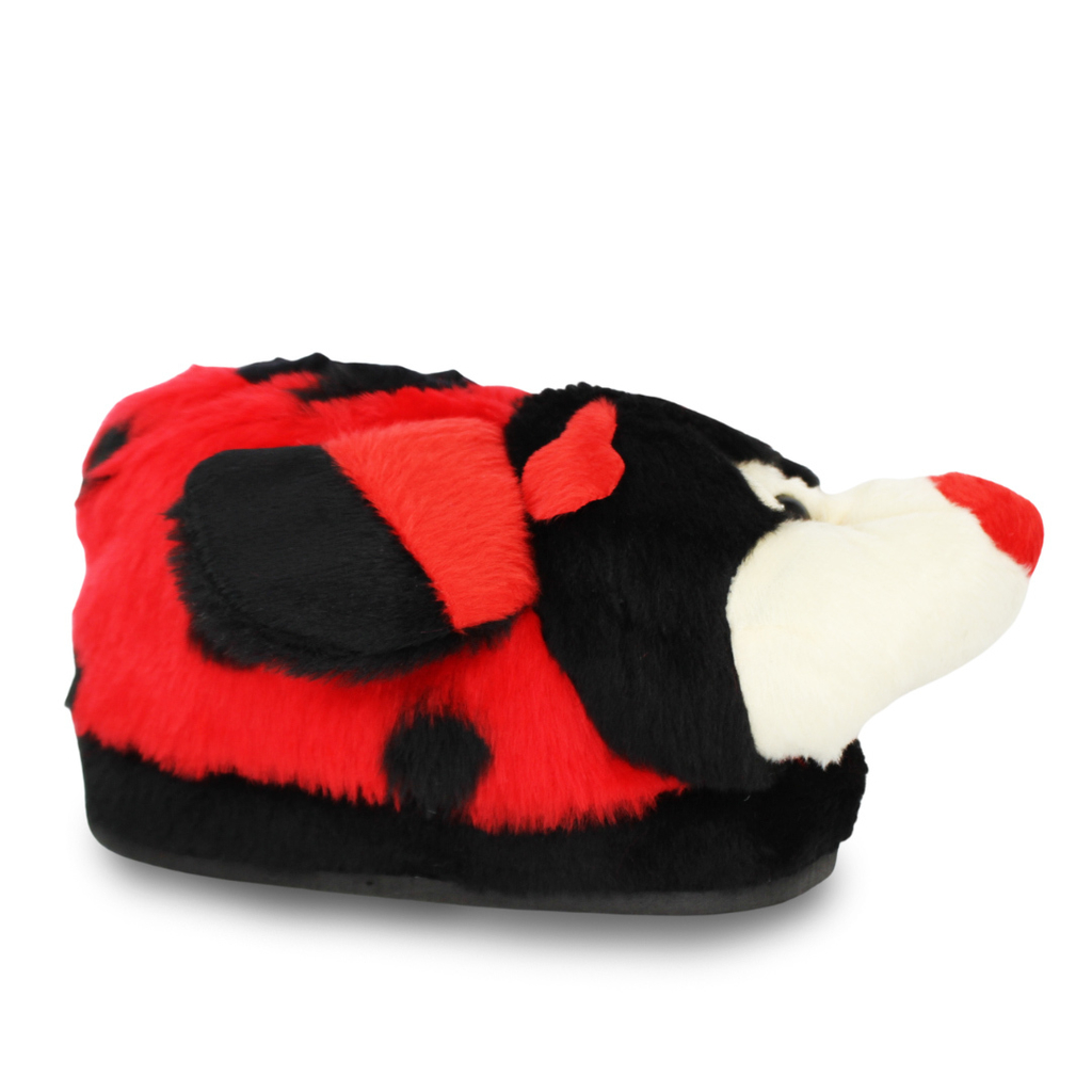 Pantufa Casa&Cia Joaninha Lã