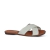 Tamanco Moleca Tiras Napa Tresse Feminino Branco Off