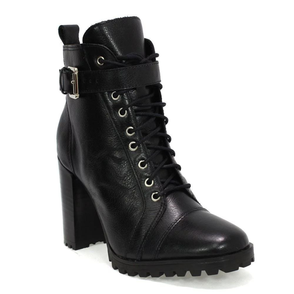 Bota Coturno Parô Couro Feminina