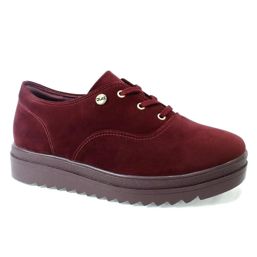 Tênis Quiz Flatform Nobuck Feminino