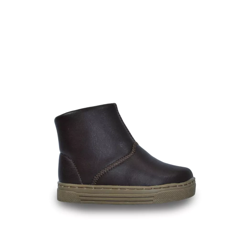 Bota Forrada Katurê Com Lã Infantil Café