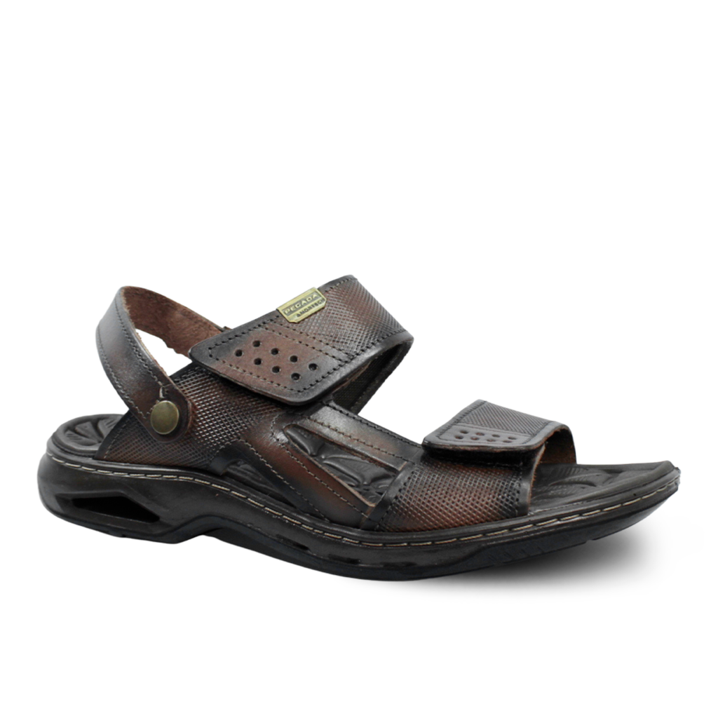 Sandália Pegada Anilina Couro Masculina
