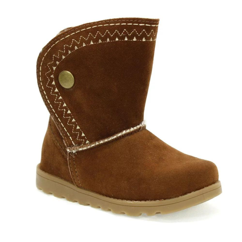 Bota Forrada Klassipé Fluffy Menina Caramelo