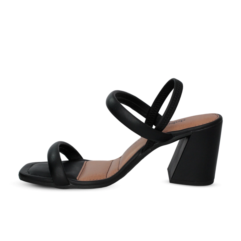 Sandália Dakota Napa Salto Médio Feminina Preta - comprar online