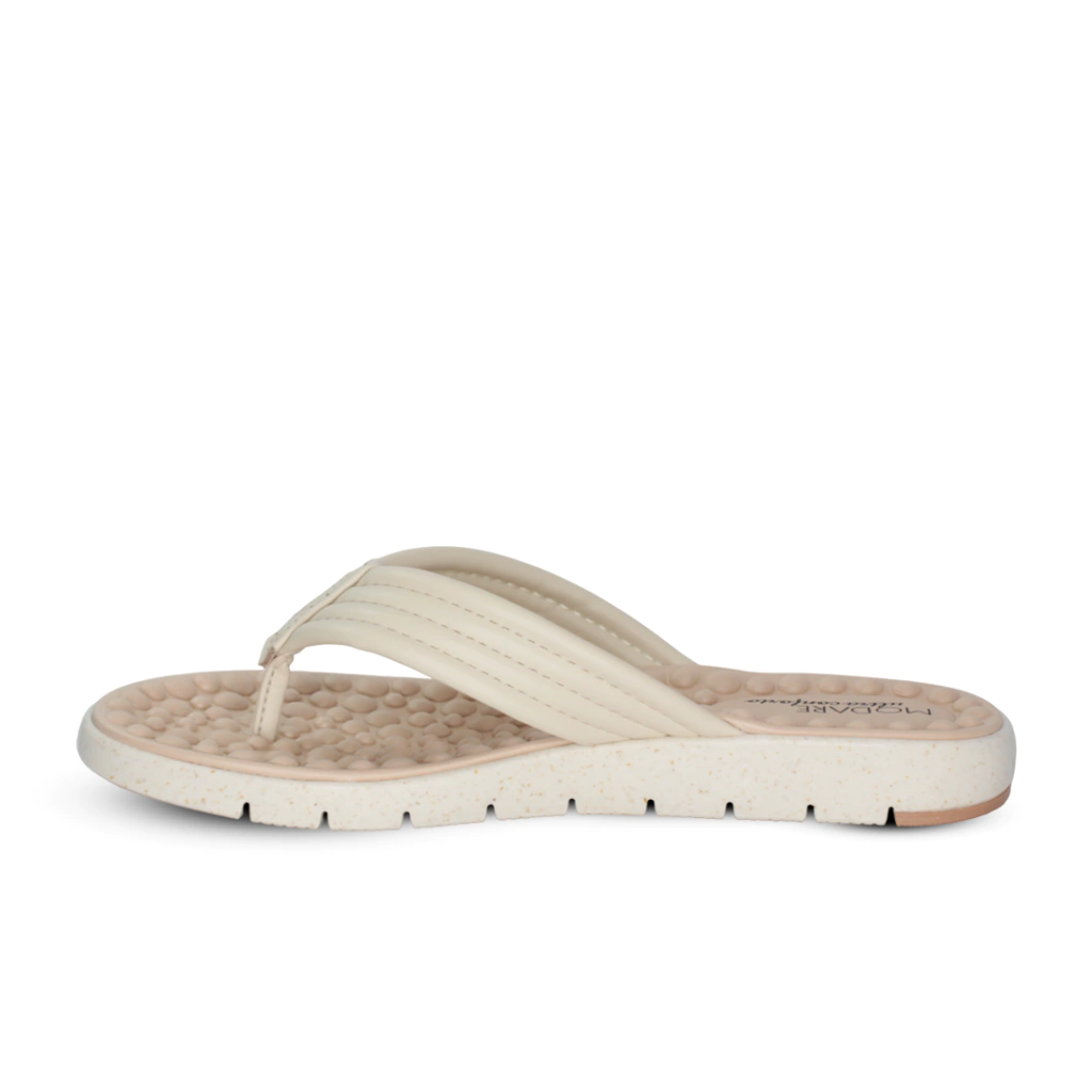 Chinelo Modare Ultraconforto Napa Stress Feminino Creme - comprar online