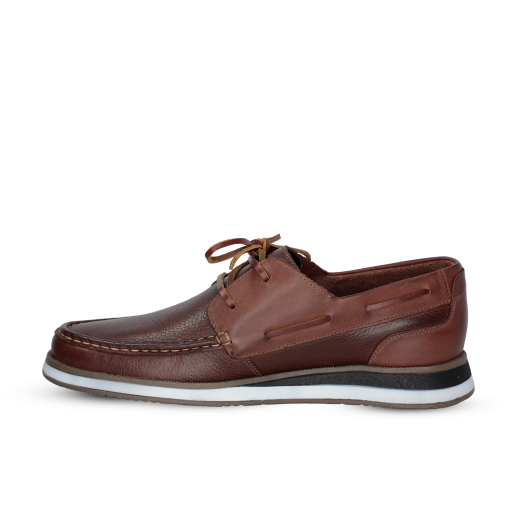 Sapato Rafarillo Sport Em Couro Havana Masculino Marrom - comprar online