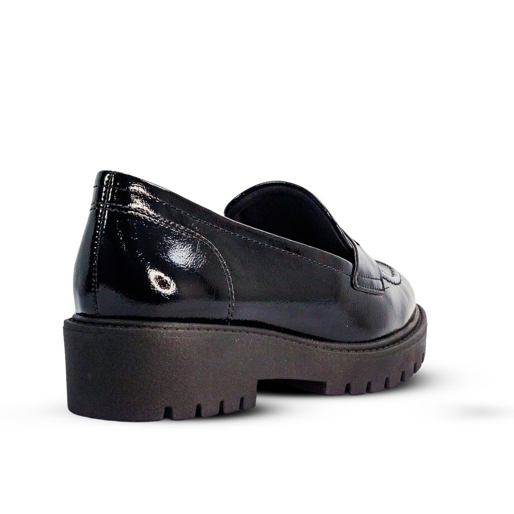 Sapato Comfortflex Mocassim Verniz Feminino na internet