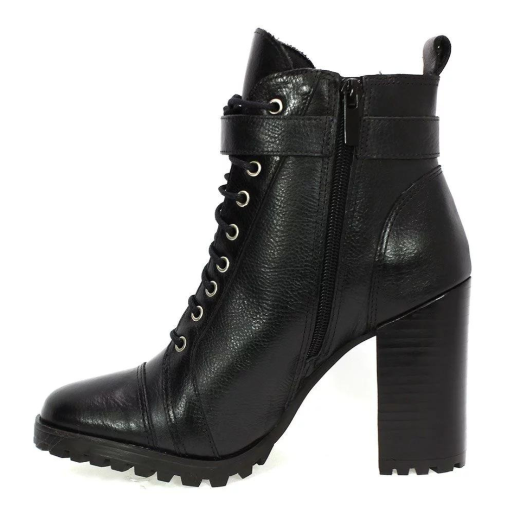 Bota Coturno Parô Couro Feminina - comprar online