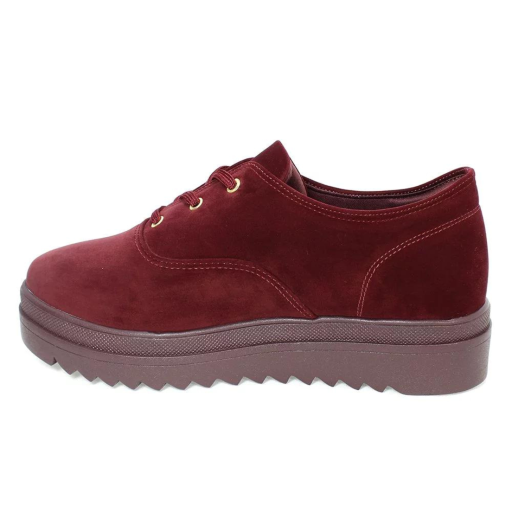 Tênis Quiz Flatform Nobuck Feminino - comprar online