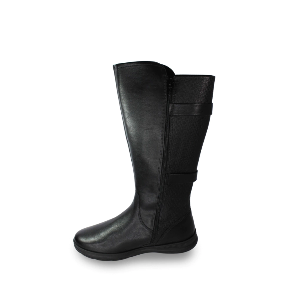 Bota Comfortflex Cano Longo Napa Feminina - comprar online