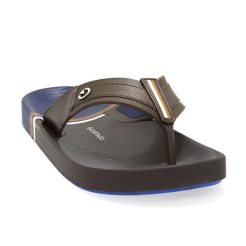 Chinelo Cartago Atenas Masculino Marrom e Azul na internet