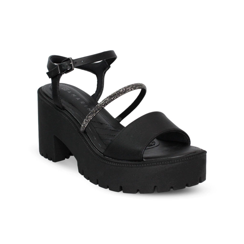 Sandália Ramarim Plataforma Napa Vest Plus Feminina Preta na internet