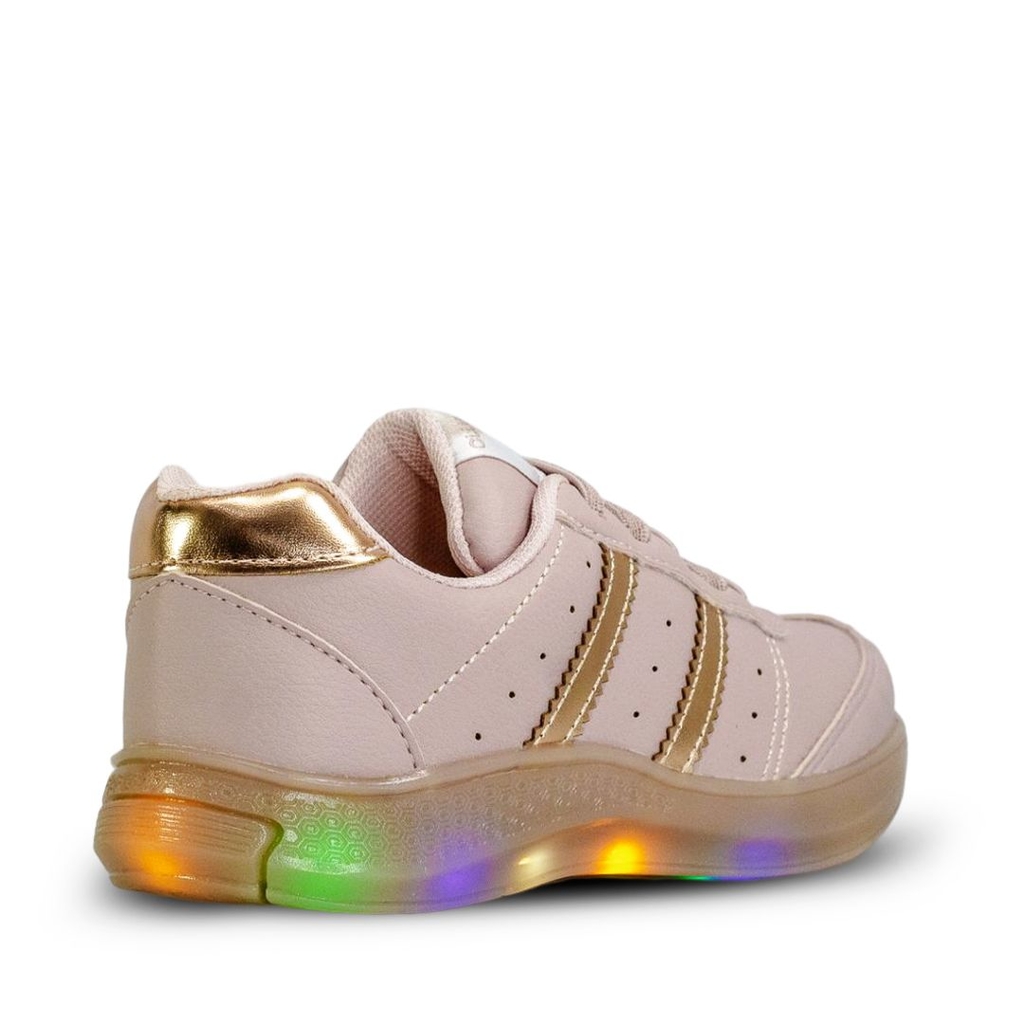 Tênis Club Happy Com Led Jogging Menina na internet