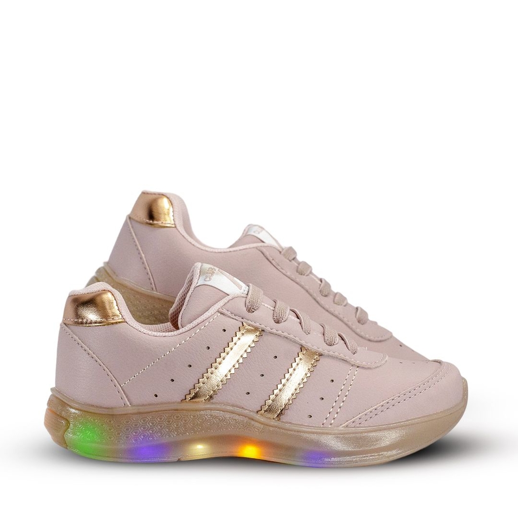 Tênis Club Happy Com Led Jogging Menina - loja online