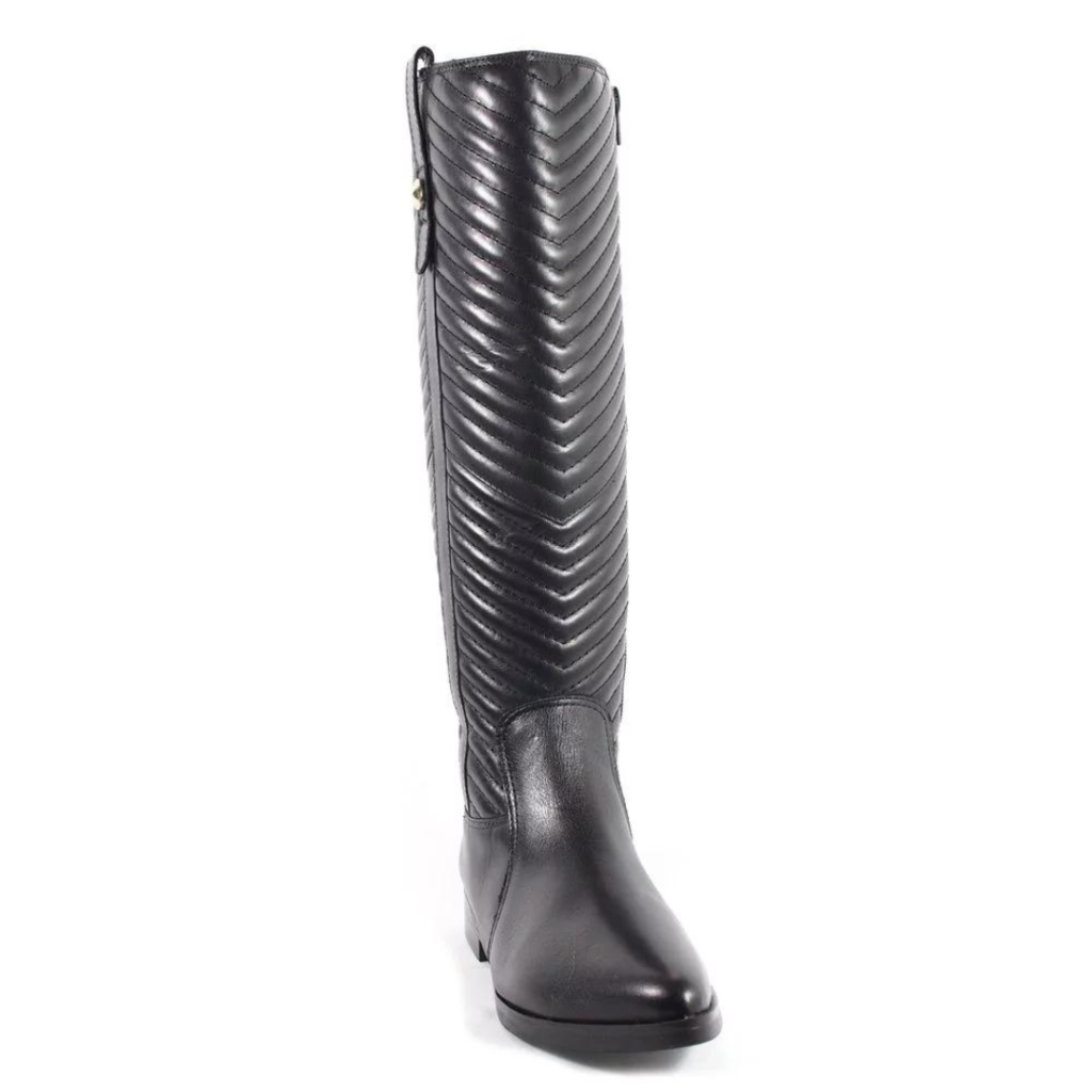 Bota Parô Cano Longo Couro Feminina