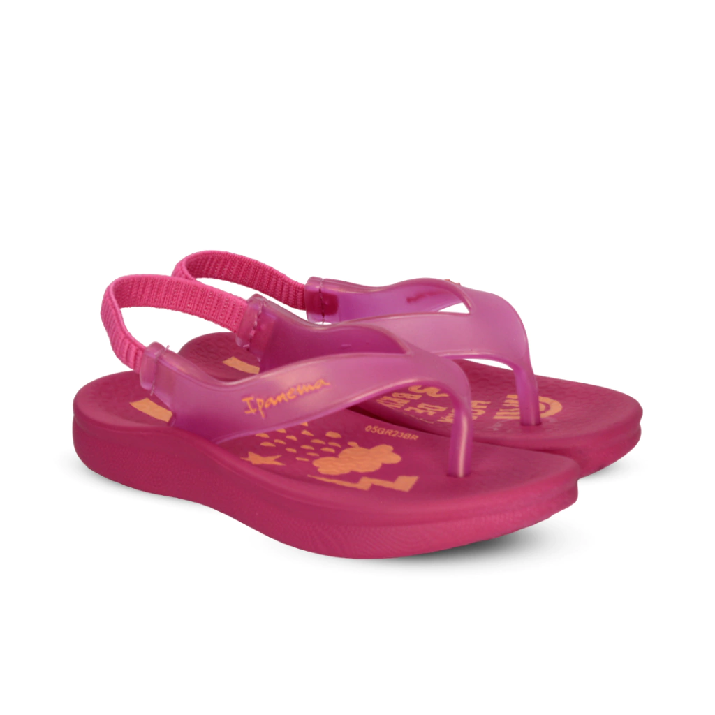 Sandália Ipanema Baby Anatômica Menina Rosa -  Marsol Calçados 